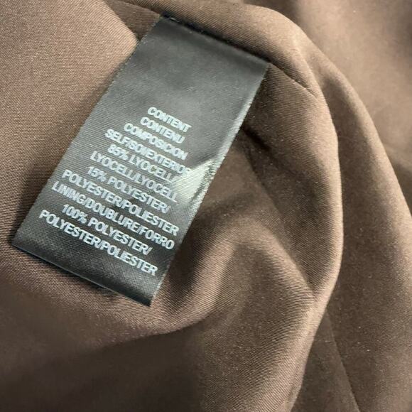 Charles Henry Floral Print Sleeveless Midi Sundress, Brown, L - Picture 8 of 8